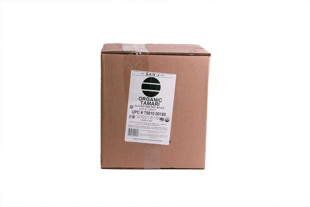 San-j Organic Gluten Free Tamari Soy Sauce, 5 Gallon Drum