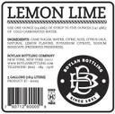 Boylan Bottling Lemon Lime Soda, 5 Gallon.