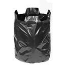 Interplast Group 3 Mil 37 x 53 inch Black Contractor Bags with Flap Tie, 20 count -- 2 per case