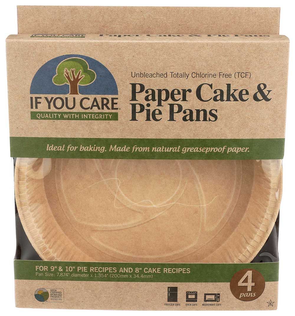 If You Care Cake And Pie Paper Baking Pan, 4 Count -- 6 Per Case