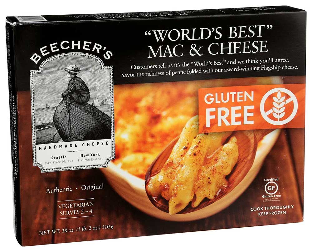 Beecher's Handmade Cheese Gluten Free Worlds Best Mac N Cheese, 18 Ounce -- 9 Per Case