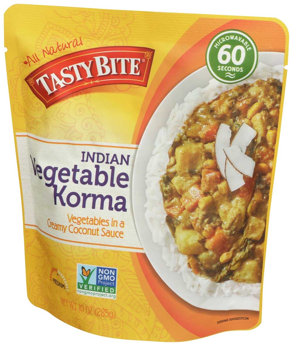Tasty Bite Vegetable Korma - Entree, 10 Ounce -- 6 per case.
