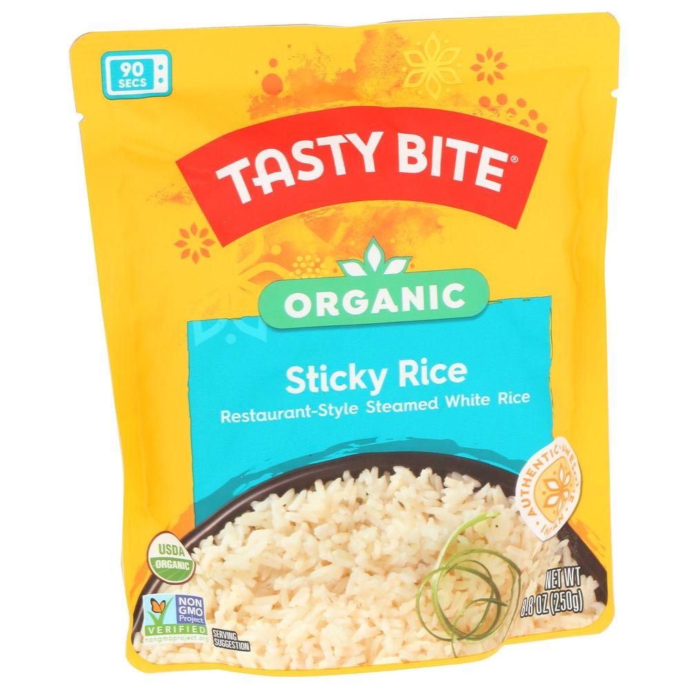 Tasty Bite Organic Sticky Rice, 8.8 Ounce -- 6 per case