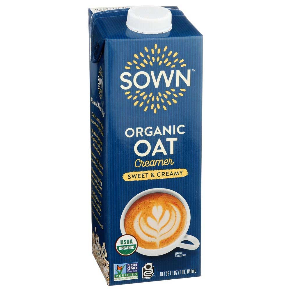 Sown Organic Sweet and Creamy Oat Creamer, 32 Fluid Ounce -- 6 per case
