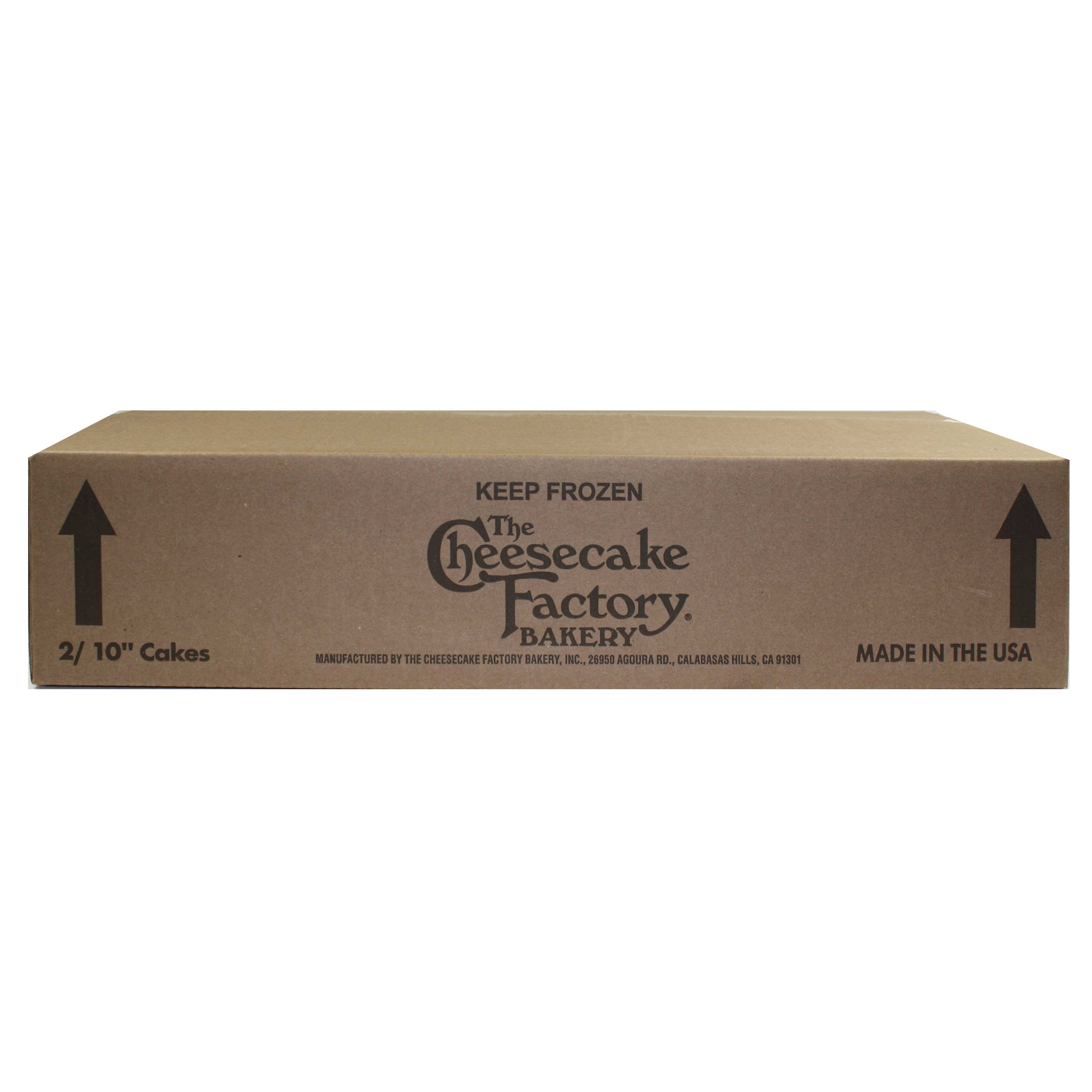 Cheesecake Factory Bakery 10 Inch Chocolate Tuxedo Cheesecake, 80 ounce -- 2 per case