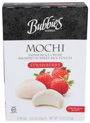 Bubbies Hawaii Strawberry Mochi Premium Ice Cream, 7.5 Ounce -- 8 per case