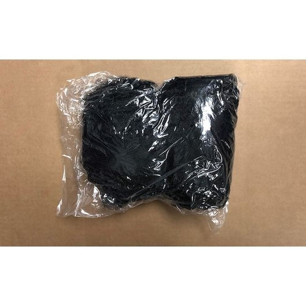 Cellucap Polyester Black Honeycomb Beard Net, 100 Count