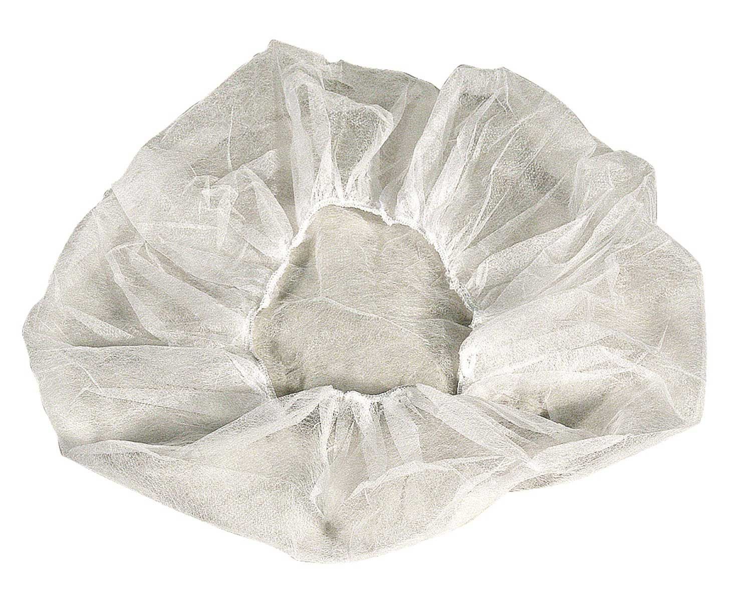 Cellucap 21 Inch White Flat Pack Bouffant Cap, 100 Count -- 10 Per Case