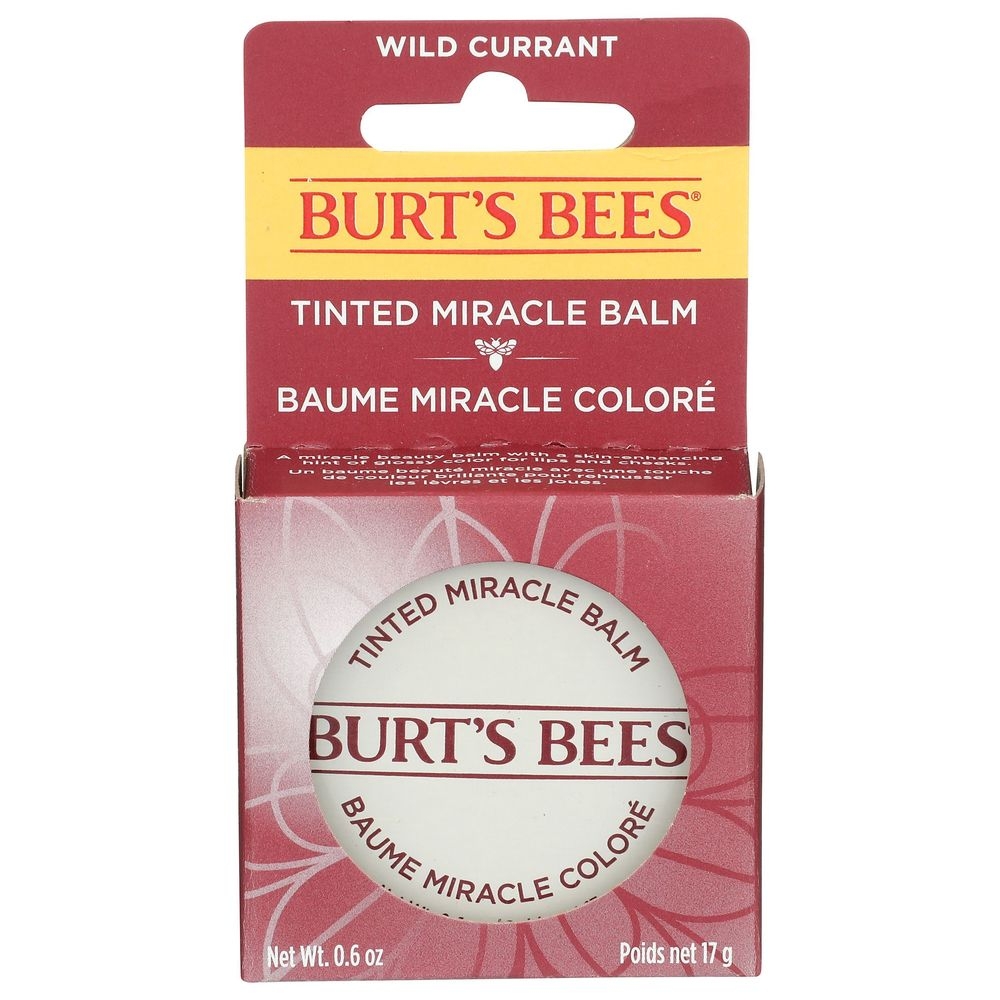 Burts Bees Baume Miracle Colore Wild Currant Tinted Miracle Balm, 0.6 Ounce -- 2 per case