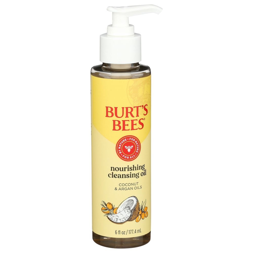 Burts Bees Cleansing Oil with Coconut and Argan Oil, 6 Fluid Ounce -- 3 per case
