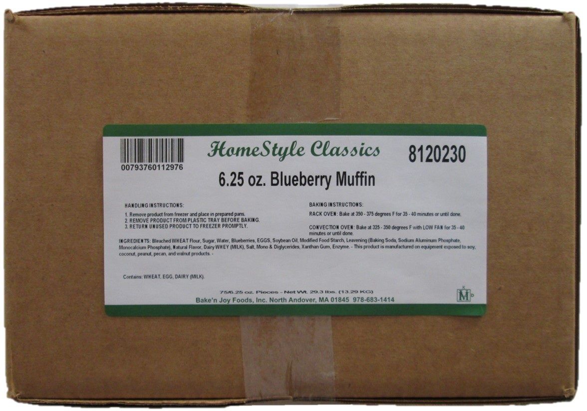 Bake'n Joy Homestyle Blueberry Muffin Batter, 6.25 Ounce -- 75 Per Case