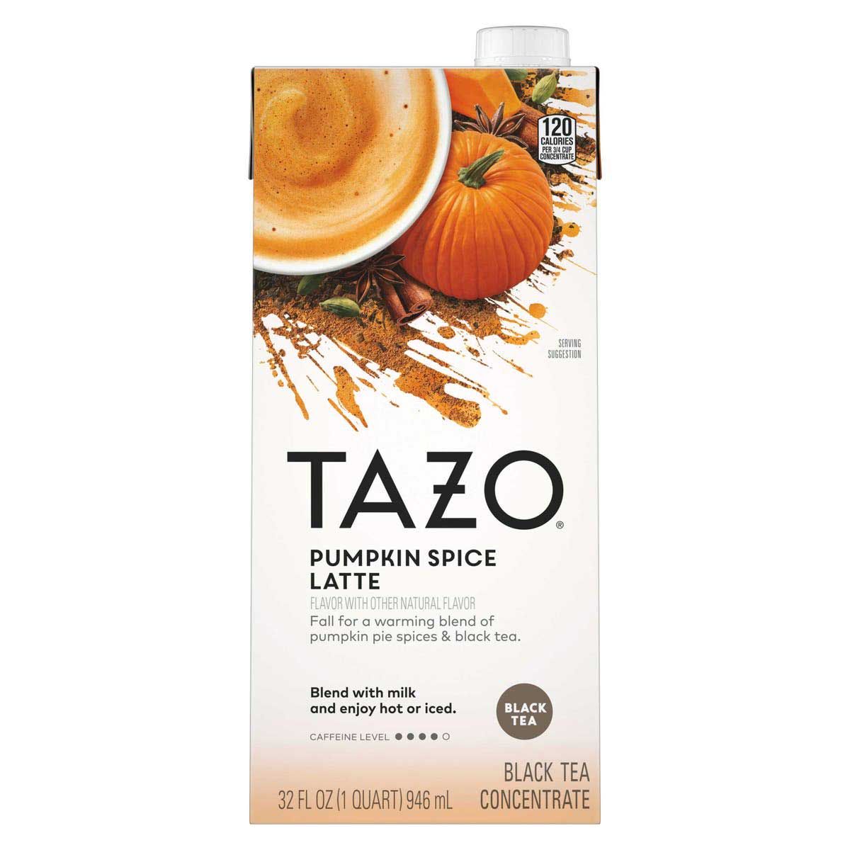 Tazo Pumpkin Spice Latte Concentrate, 32 Fluid Ounce -- 1 Each