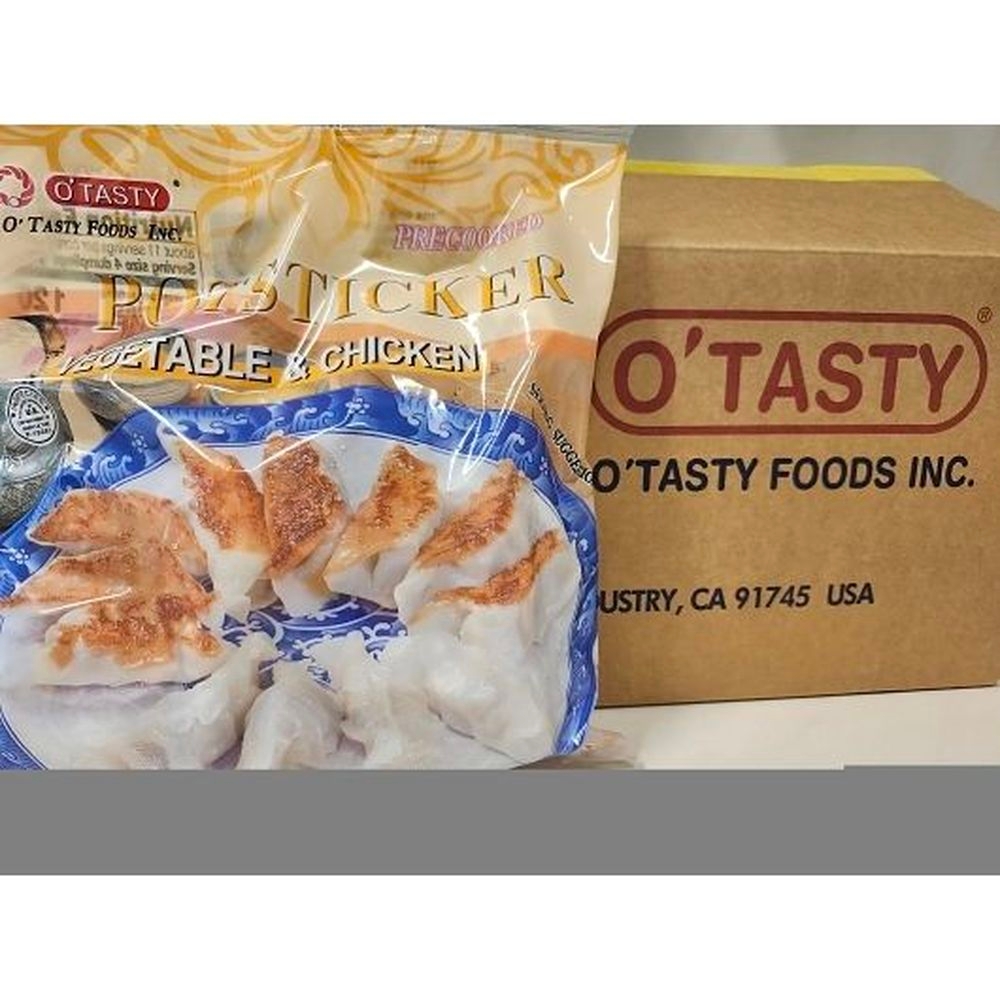 Otasty Chicken and Vegetable Potstickers, 2 Pound - 8 per case