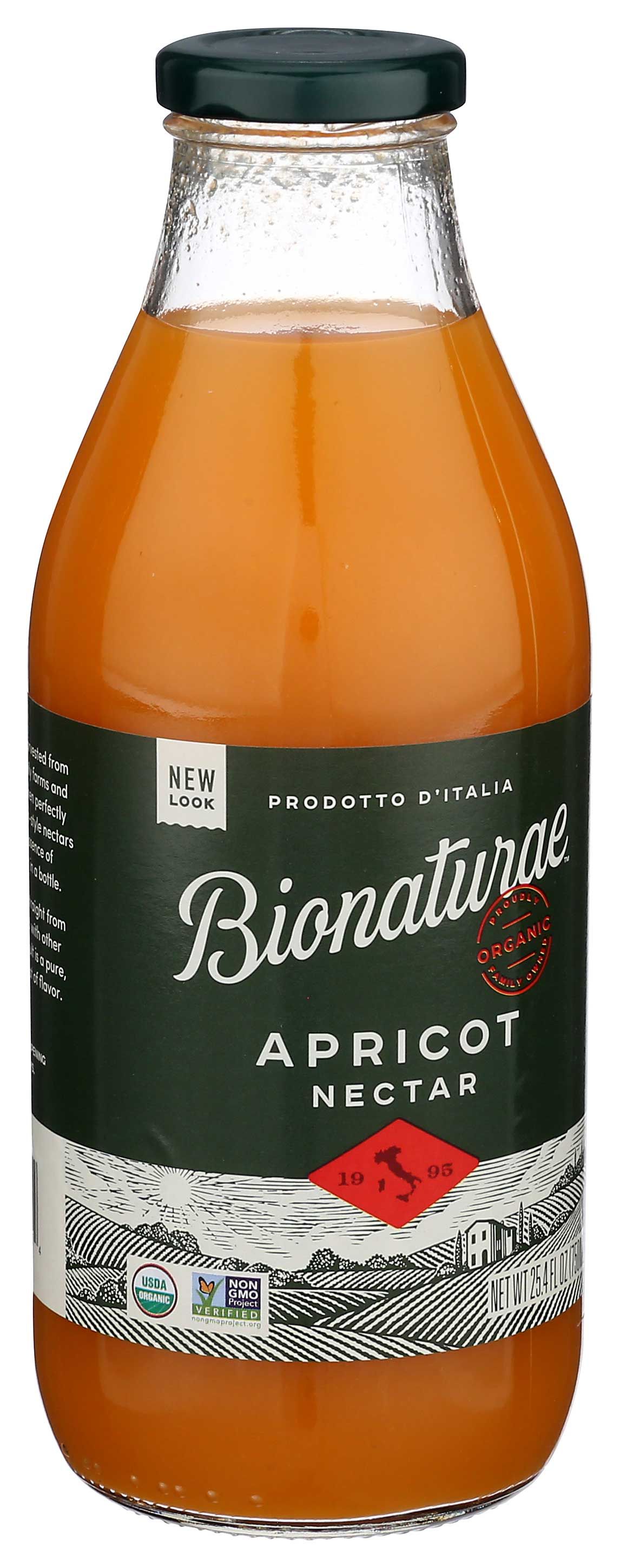 Bionaturae Organic Apricot Fruit Nectar, 25.4 Ounce -- 6 Per Case
