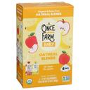 Once Upon A Farm Apple and Banana Oatmeal Blends Baby Food, 12.8 Ounce -- 6 per case