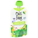 Once Upon A Farm Smart Blend Organic Bananas for Apples and Greens Baby Food, 3.2 Ounce -- 8 per case