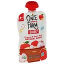 Once Upon A Farm Organic Apple Oatmeal Blend Baby Food, 3.2 Ounce -- 8 per case