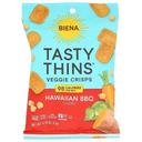 Biena Tasty Thins Hawaiian BBQ Veggie Crisps, 0.75 Ounce -- 12 per case