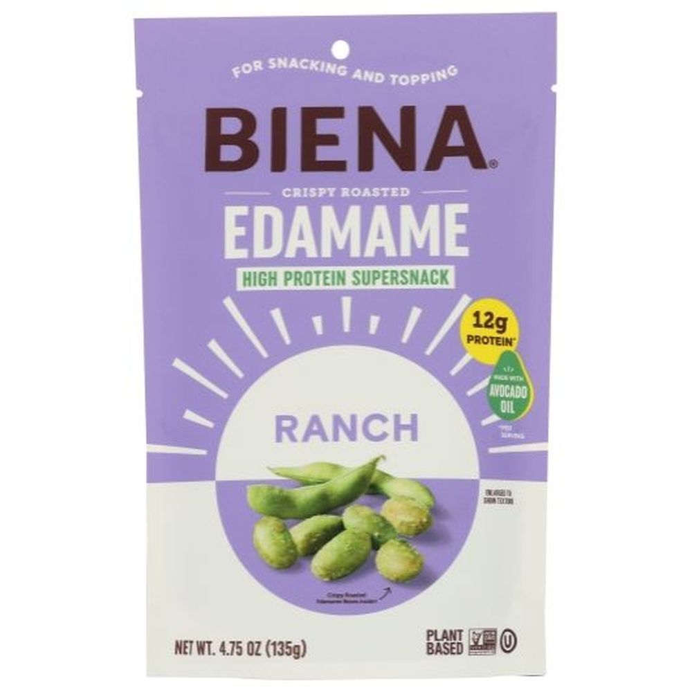 Biena Snacks Crispy Roasted Edamame, 4.75 Ounce -- 8 Per Case