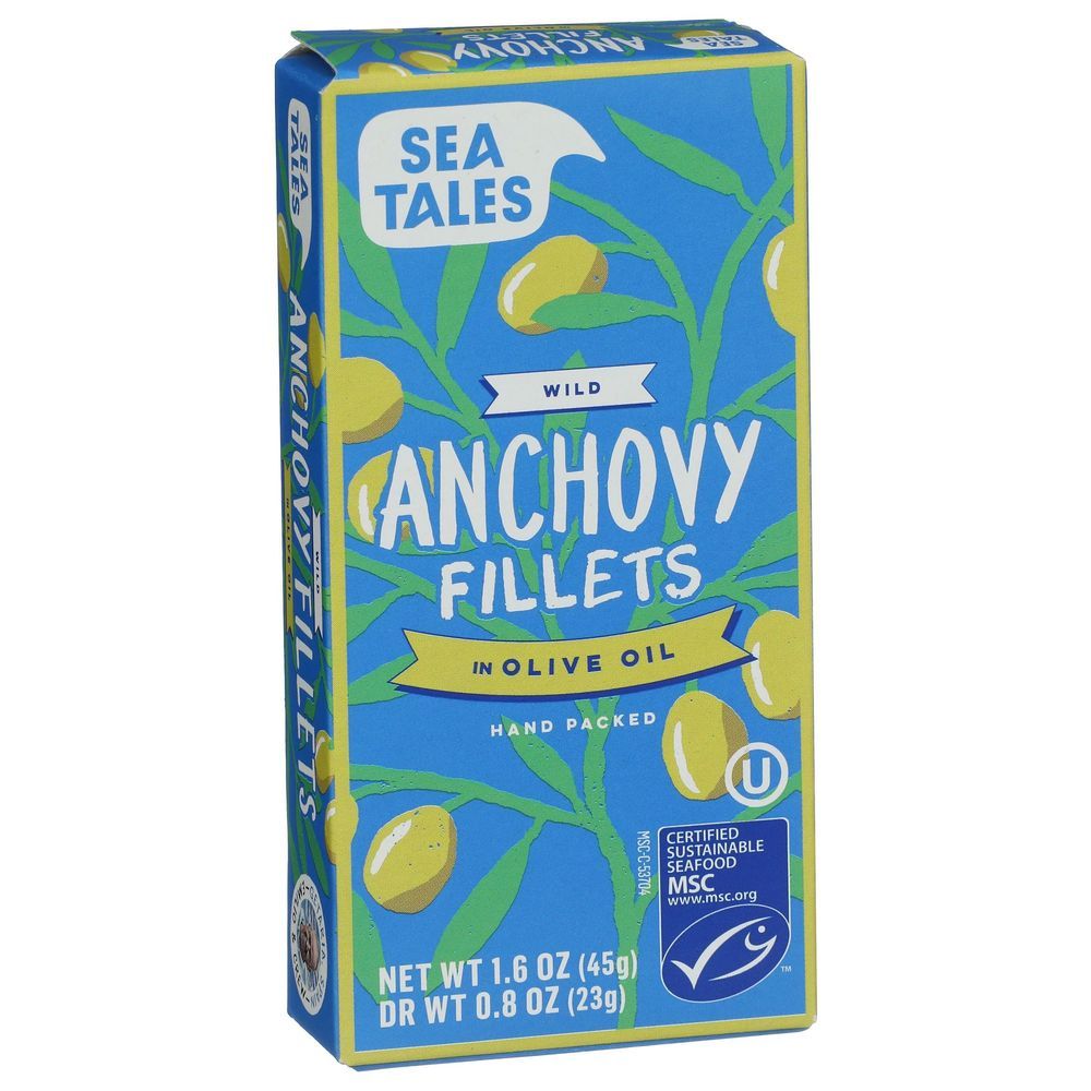 Sea Tales Anchovy Fillets In Olive Oil, 1.6 Ounce -- 12 Per Case