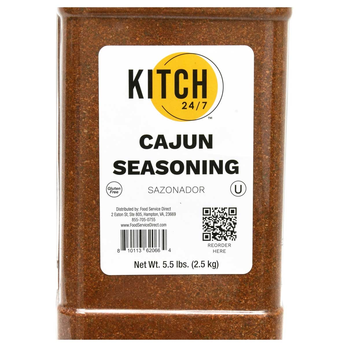 KITCH 24/7 Cajun Seasoning, 5.5 Pound