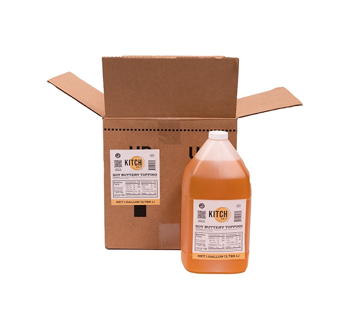 Kitch 24/7 Soy Buttery Topping, 1 Gallon -- 4 per case