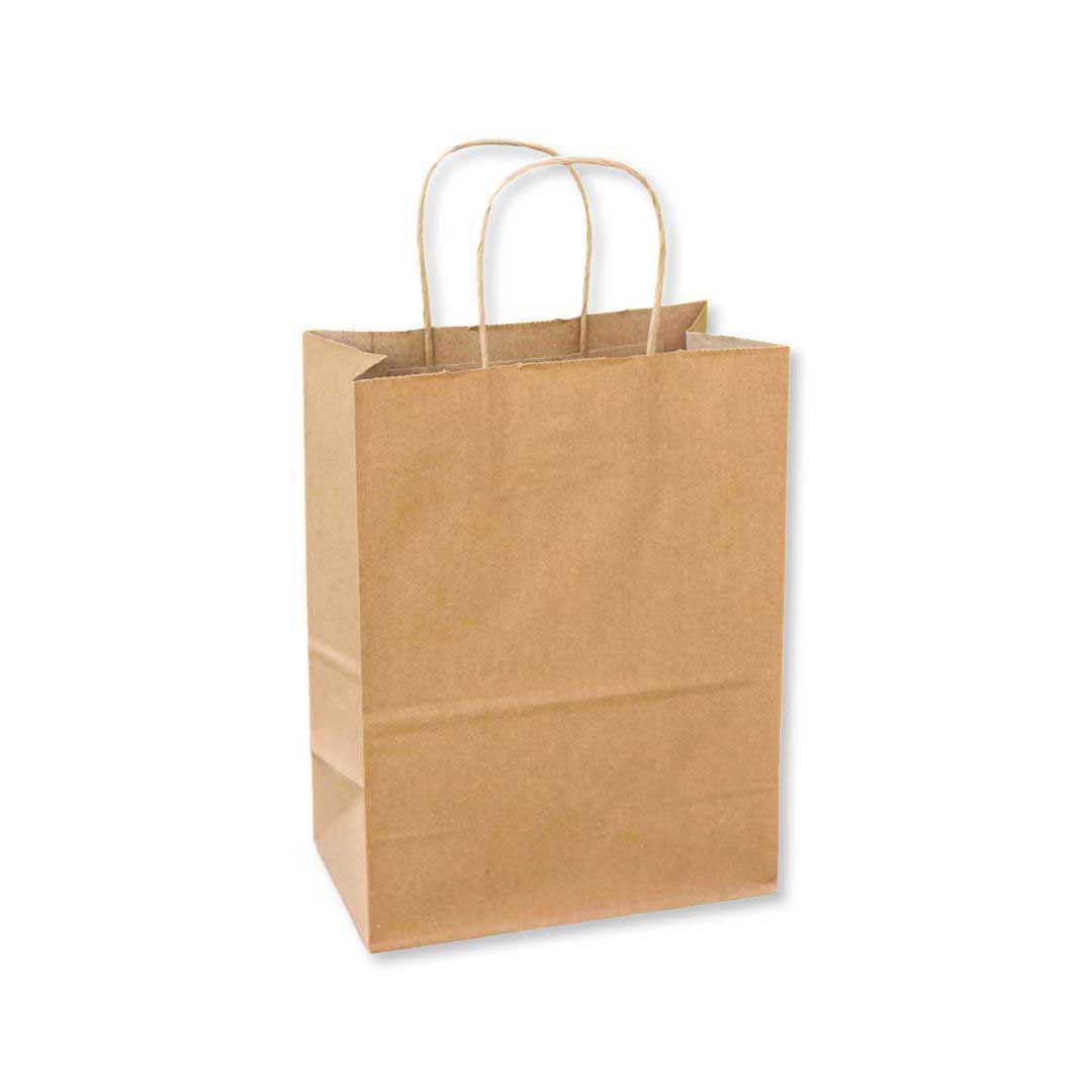 Responsible Products Rope Handle Paper Shopper, 8.1 x 10.6 x 4.5 inch -- 250 per case