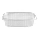 Responsible Products Clear Rectangle Compostable Deli Container, 12 Ounce Capacity -- 200 per case
