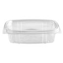 Responsible Products Clear Rectangle Compostable Deli Container, 8 Ounce Capacity -- 200 per case