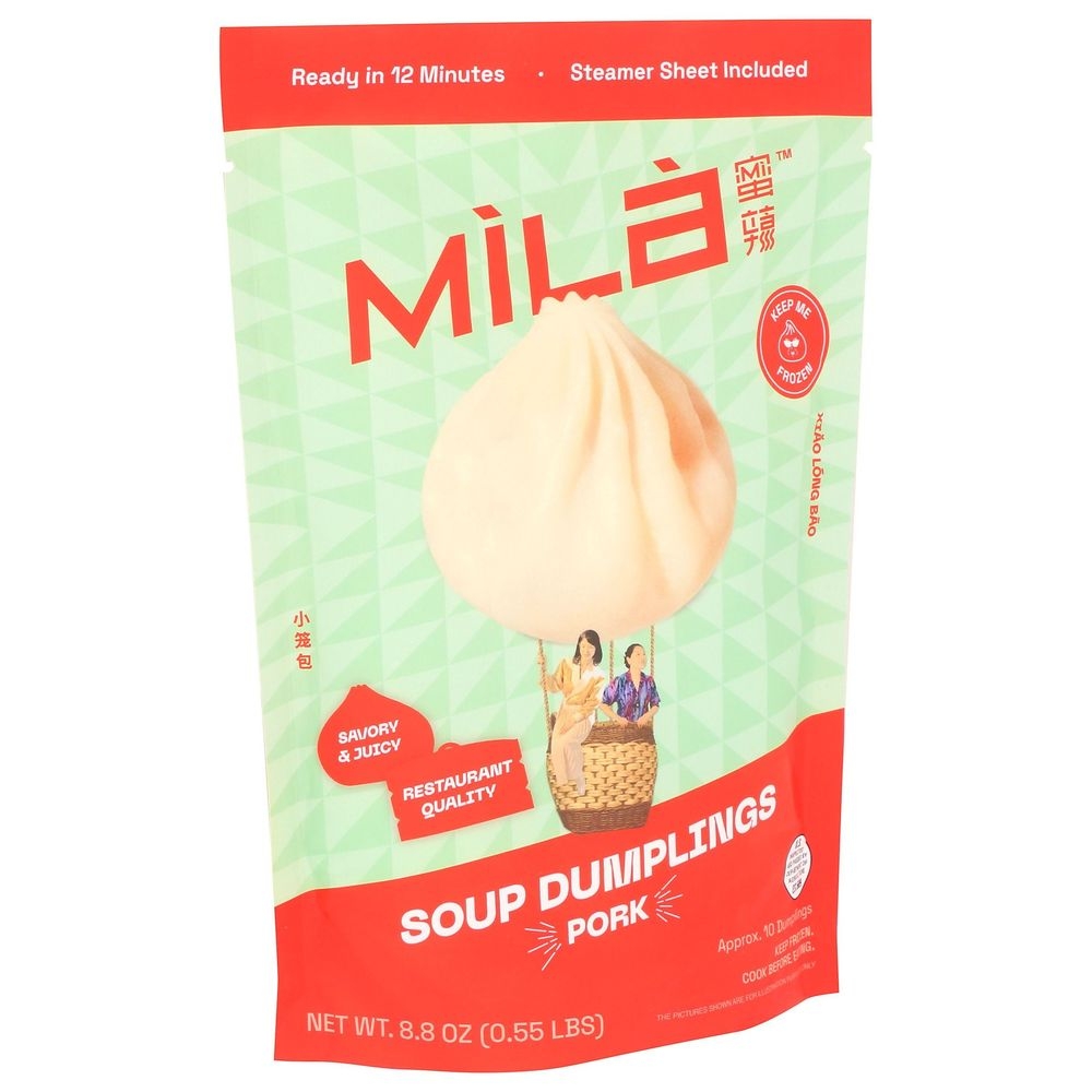 Mila Pork Soup Dumplings, 8.8 Ounce -- 6 per case