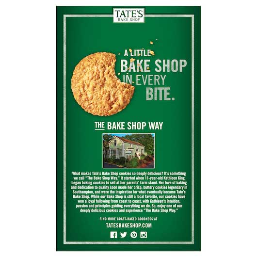Tates Bake Shop Coconut Crisp Cookies, 7 Ounce -- 12 per case