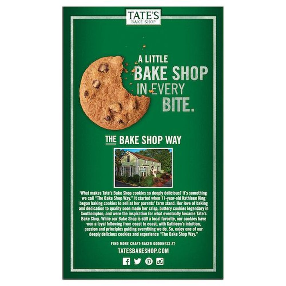 Tates Bake Shop Chocolate Chip Cookie, 7 Ounce -- 6 per case