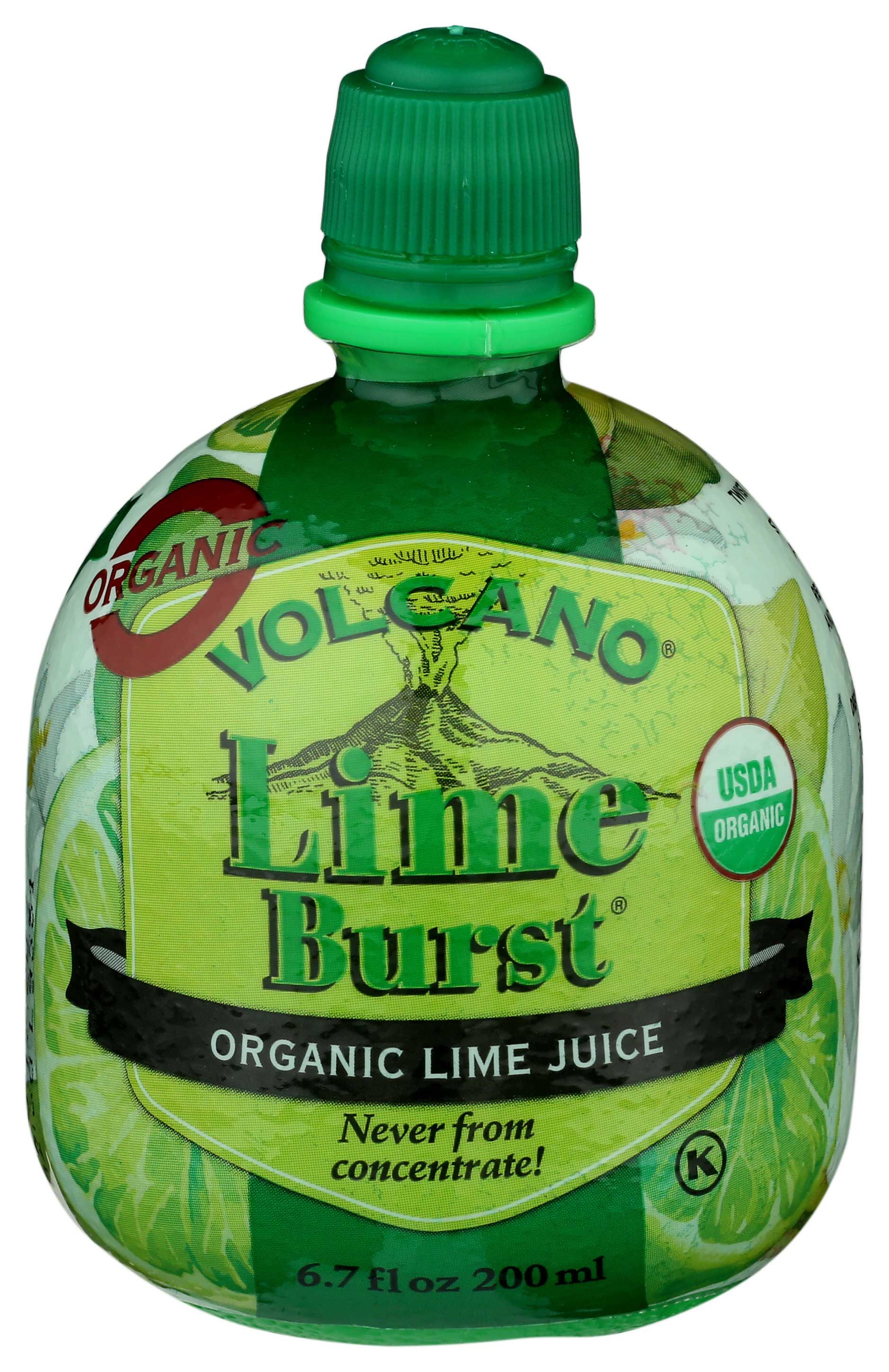 Volcano Organic Lime Burst, 200 Ml -- 12 Per Case