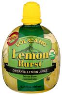 Volcano Bursts Organic Lemon Juice, 6.7 Ounce -- 12 per case
