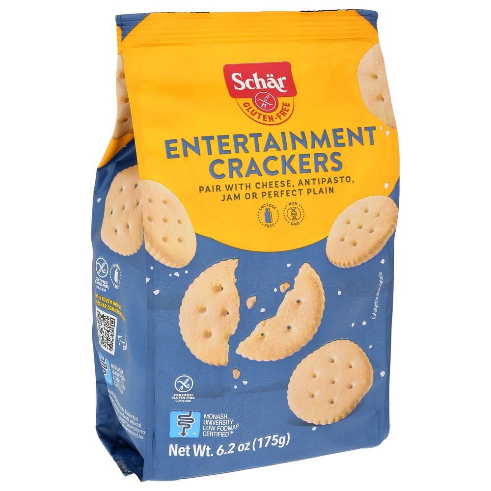 Schar Gluten Free Entertainment Crackers, 6.2 Ounce -- 5 Per Case