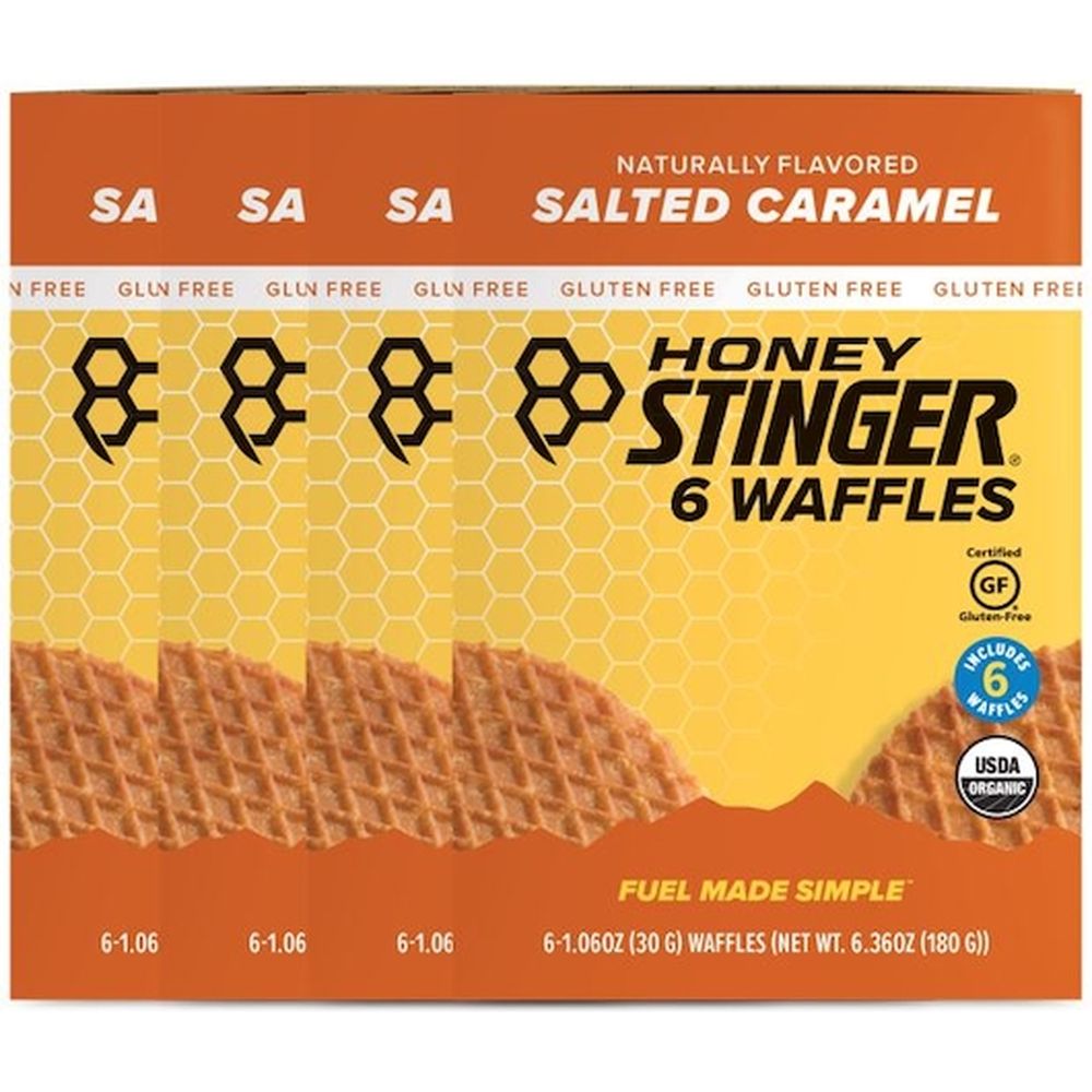 Honey Stinger Organic Salted Caramel Waffle, 6.36 Ounce -- 4 per case