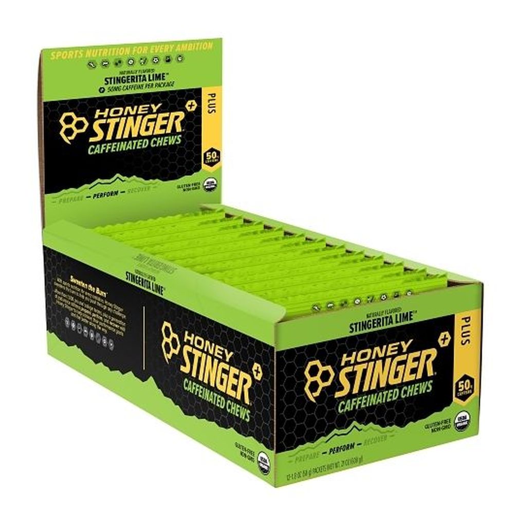 Honey Stinger Stingerita Lime Caffeinated Energy Chew, 1.8 Ounce -- 96 per case