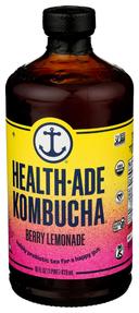 Health-Ade Organic Berry Lemonade Kombucha, 16 Fluid Ounce -- 12 per case