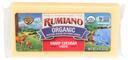 Rumiano Cheese Organic Sharp Cheddar Cheese, 8 Ounce -- 12 per case.