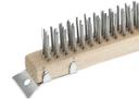 Winco Scratch Brush with Steel Bristles, 14 inch -- 12 per case
