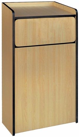 Winco Waste Receptacle, 44 X 23 3/4 X 23 1/2 Inch