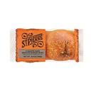 St. Pierre Sesame Seed Brioche Burger Bun, 4 count - 18 per case
