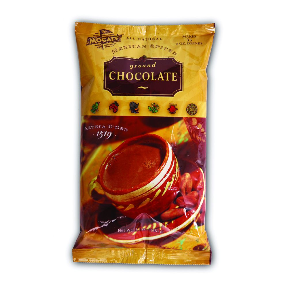 Mocafe Azteca D Oro Mexican Spiced Chocolate Cocoa, 3 Pound -- 4 Per Case
