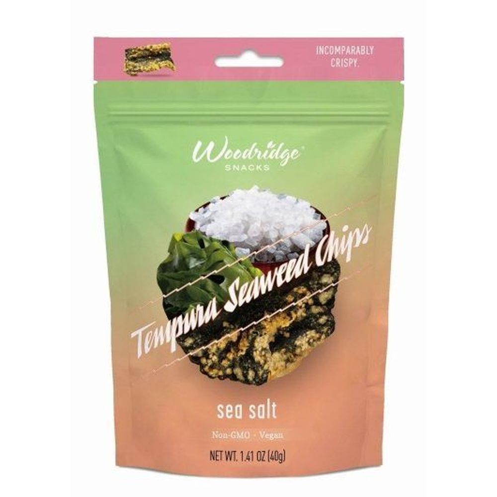 Woodridge Sea Salt Tempura Seaweed Chips, 1.41 Ounce -- 12 Per Case