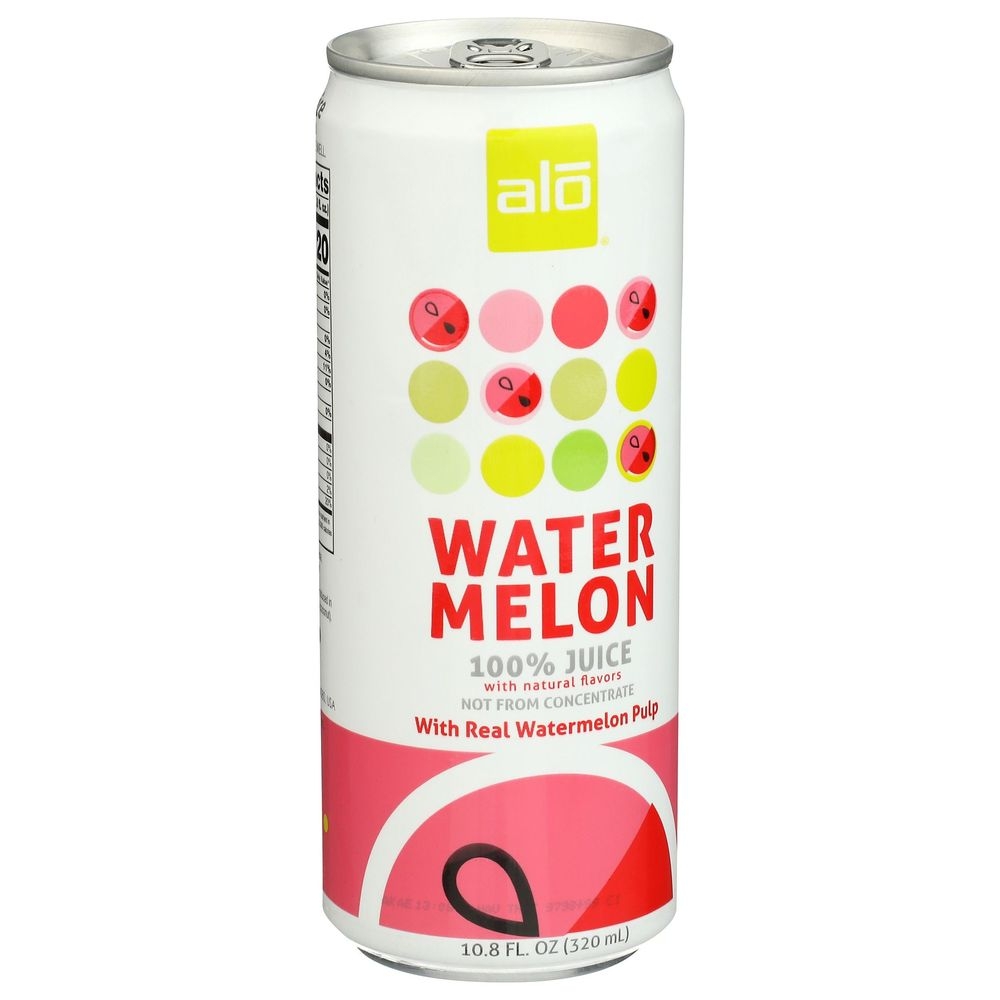 Alo Watermelon Juice with Real Watermelon Pulp, 10.8 Fluid Ounce -- 12 per case