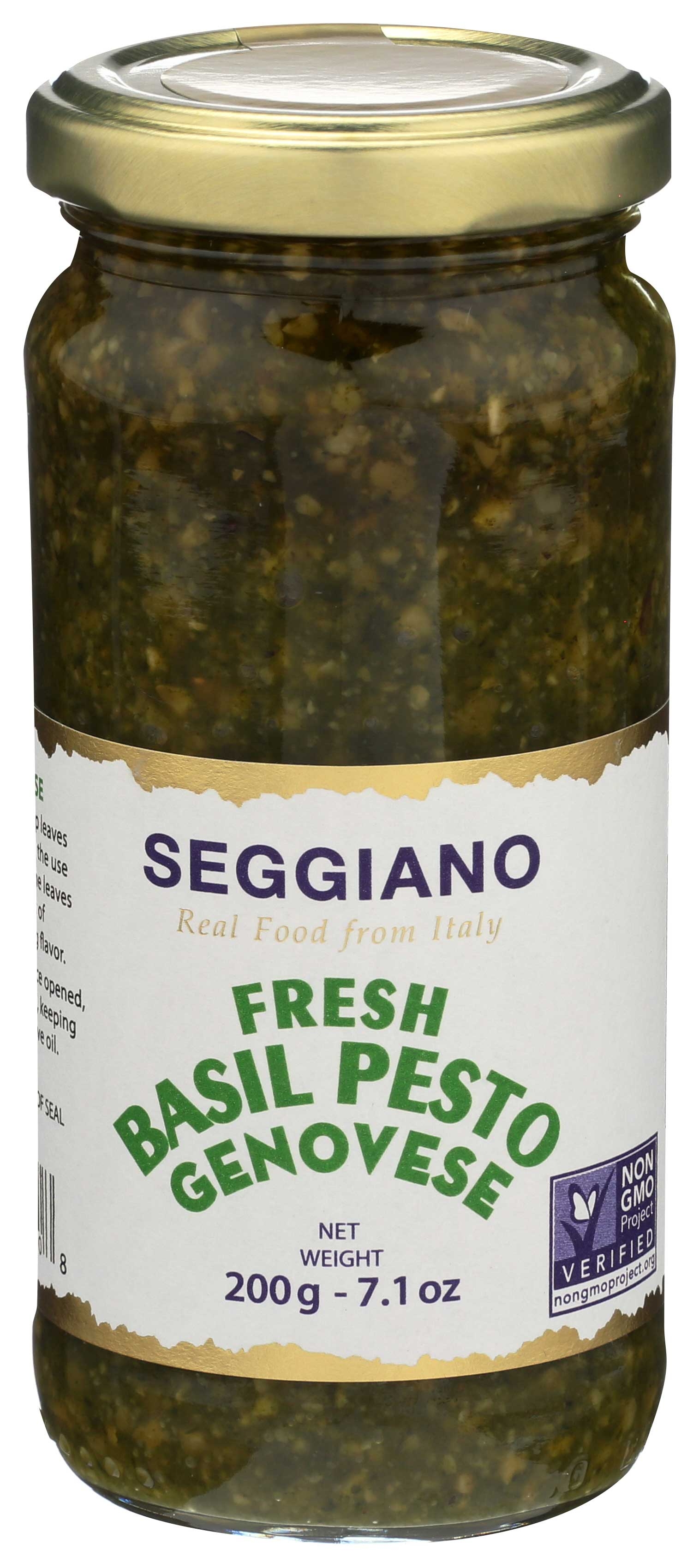 Seggiano Raw Fresh Basil Pesto Genovese, 7 Ounce -- 6 per case