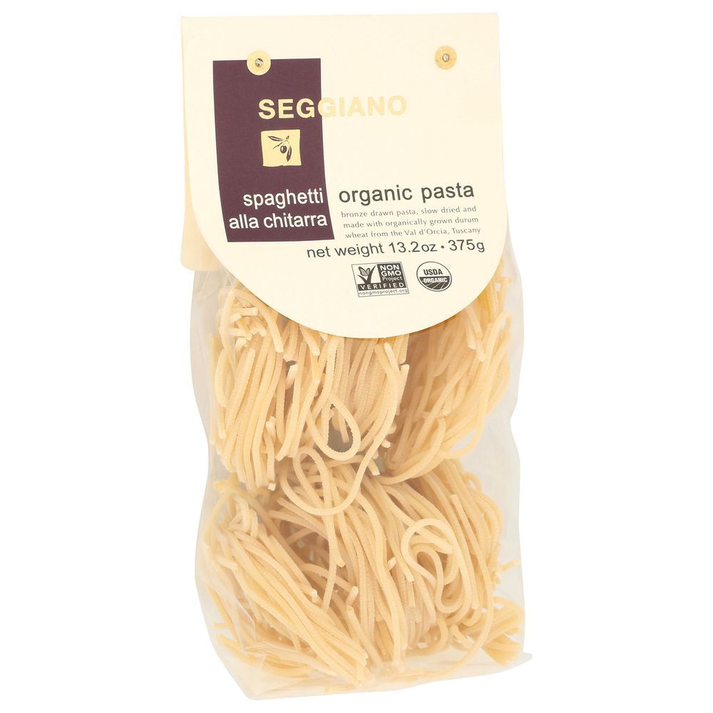 Seggiano Organic Spaghetti Alla Chitara Pasta, 13.2 Ounce -- 6 Per Case