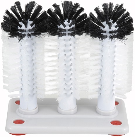 Winco Glass Washer Brush With Plastic Base