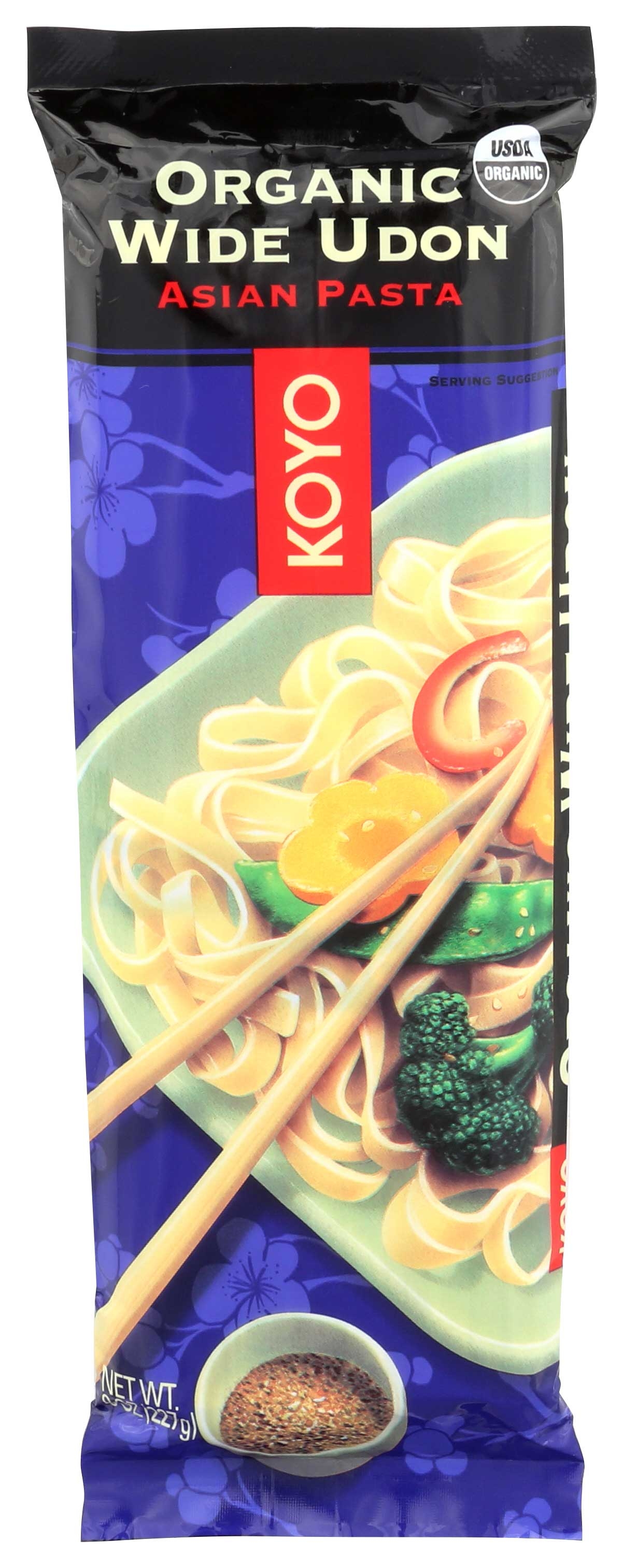 Koyo Foods Organic Wide Udon, 8 Ounce -- 12 per case.