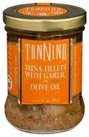 Tonnino Tuna Fillets with Garlic in Olive Oil, 6.7 Ounce -- 6 per case